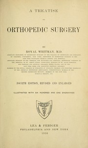 Cover of: A treatise on orthopedic surgery by Royal Whitman