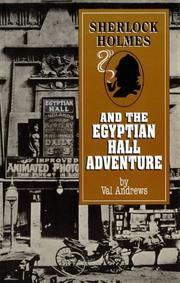 Cover of: Sherlock Holmes and the Egyptian Hall Adventure