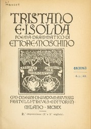Cover of: Tristano e Isolda: poema drammatico