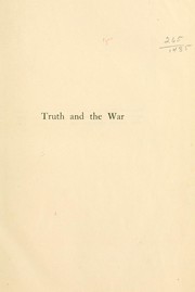 Cover of: Truth and the war