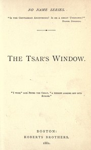 Cover of: The Tsar's window