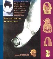 Cover of: Encyclopaedia Acephalica: Comprising the Critical Dictionary & Related Texts (Atlas Archive, 3)