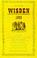 Cover of: Wisden Cricketers' Almanack (Wisden)