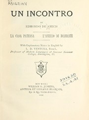 Cover of: Un incontro ...: La casa paterna, L'anello di diamanti