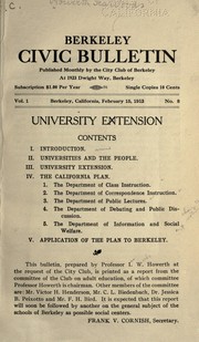 Cover of: Universities and the people by Ira W. Howerth