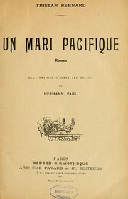 Cover of: Un mari pacifique: roman