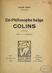 Un Philosophe belge by Jules Noël