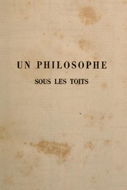 Cover of: Un Philosophe sous les toits by Émile Souvestre