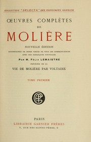 Cover of: Œuvres complètes de Molière