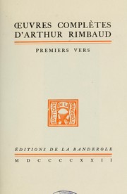 Cover of: Œuvres complètes d'Arthur Rimbaud ...