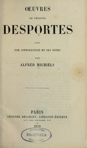 Cover of: Œuvres de Philippe Desportes