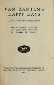 Cover of: Van Zanten's happy days: a love story from Pelli Island