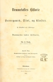 Cover of: Vemmetoftes historie som herregaard, slot, og kloster