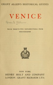 Cover of: Venice