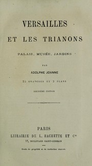 Cover of: Versailles et les trianons: palais, musee, jardins
