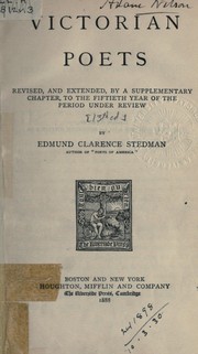 Cover of: Victorian poets by Edmund Clarence Stedman