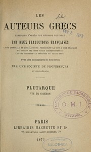 Cover of: Vie de Cicéron