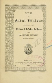 Vie de Saint Viateur by Ignace Bourget