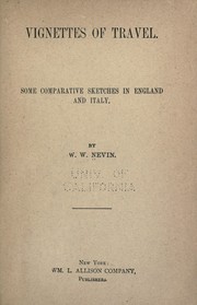 Vignettes of travel by William Wilberforce Nevin