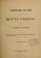 Cover of: Visitors' guide to Mount Vernon