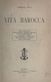 Cover of: Vita barocca