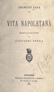 Cover of: Vita napoletana: [novelle]