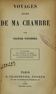 Cover of: Voyages hors de ma chambre