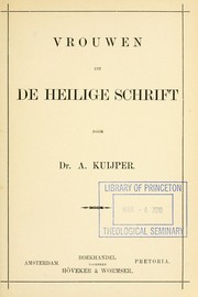 Cover of: Vrouwen uit de Heilige Schrift