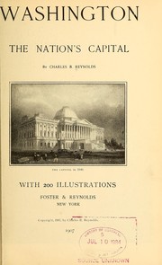 Cover of: Washington, the Nation's Capital