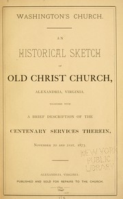 Washington's church by McKim, Randolph H.