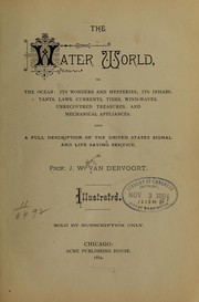 Cover of: The water world by J. Wesley Van Dervoort