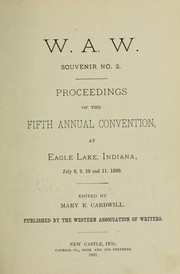 Cover of: W.A.W. Souvenir no. 2 | Western Association Writers