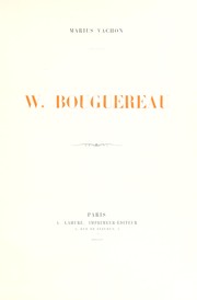Cover of: W. Bougereau