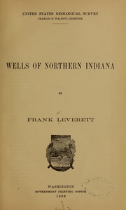 Cover of: Wells of northern Indiana