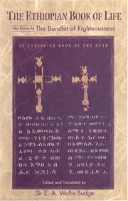 Cover of: The Ethiopian Book of Life