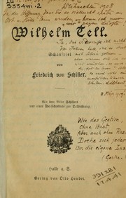 Cover of: Wilhelm Tell by Friedrich Schiller