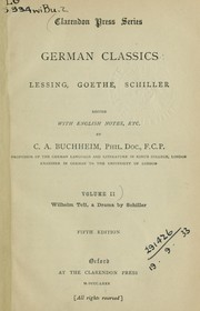 Cover of Wilhelm Tell by Friedrich Schiller