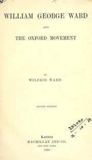 Cover of: William George Ward | Wilfrid Philip Ward