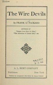 Cover of: The wire devils by Frank L. Packard