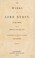 Cover of: The works of Lord Byron.