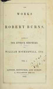 Cover of: Works | Robert Burns