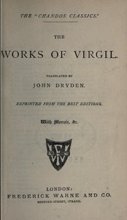 Cover of: The works of Virgil
