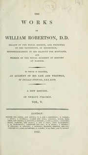 Works by William Robertson