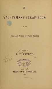 Cover of: A yachtman's scrap book