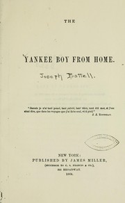Cover of: The Yankee boy from home.