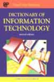 Cover of: Dictionary of Information Technology by S. M. H. Collin