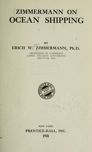 Cover of: (Zimmermann on) ocean shipping