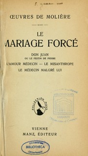 Cover of: Oeuvres de Molière by Molière