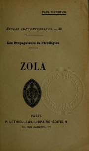 Cover of: Zola