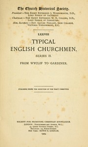 Typical English churchmen